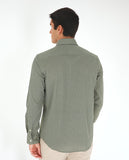 Camisa Casual en Verde Oliva