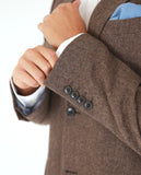 Brown Sports Jacket 100% Flece wool