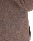 Brown Sports Jacket 100% Flece wool