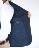 Blue Sports Jacket 100% Wool