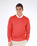 Camisola 100% Lã Merino em Cor de Laranja Escuro