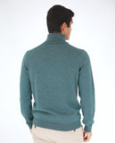 Jersey 100% Lana Merino en Verde Petróleo