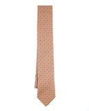 Light Orange Tie 100% Silk