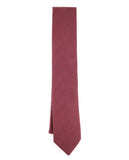 Dark Bordeaux Tie 100% Wool