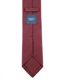 Dark Bordeaux Tie 100% Wool