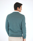 Petrol Green Cardigan 100% Merino Wool