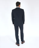 Dark Blue Suit Regular Plain 100% Flece wool