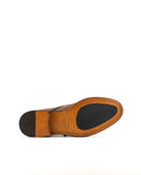 Dark Brown Monk Strap Shoes 100% Leather