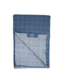 Petrol Blue Scarf 100% Wool