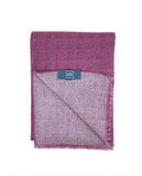 Echarpe 100% Lã em Cor-de-rosa Escuro