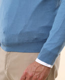 Camisola 100% Caxemira em Azul