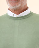 Camisola 100% Caxemira em Verde