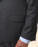 Traje Regular 100% Lana Ojo de Perdiz en Gris