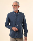 Dark Blue Casual Shirt 100% Cotton
