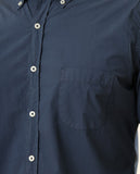 Camisa Casual 100% Algodón en Azul Oscuro
