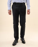 Dark Grey Classic Trousers Soft Slim 100% Flece wool