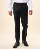 Pantalón Soft Slim 100% Lana Virgem en Gris Oscuro