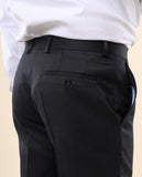 Pantalón Soft Slim 100% Lana Virgem en Gris Oscuro