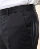 Dark Grey Classic Trousers Soft Slim 100% Flece wool