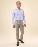 Light Beige Classic Trousers Regular 100% Flece wool