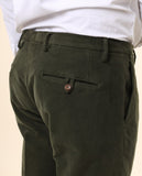 Pantalón Chino Soft Slim en Verde Oscuro