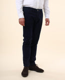 Dark Blue Regular Chino Trousers