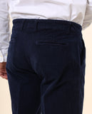 Dark Blue Regular Chino Trousers