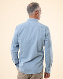 Blue Casual Shirt 100% Cotton