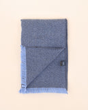 Light Blue Scarf 100% Wool