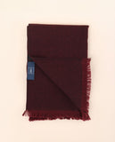 Dark Red Scarf 100% Wool