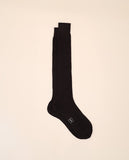 Dark Brown Long Socks