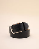 Black Casual Belt 100% Leather