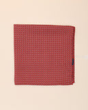 Red Pocket Squares 100% Silk