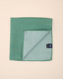 Green Pocket Squares 100% Silk