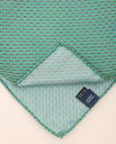 Lenço de Bolso 100% Seda em Verde