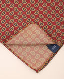 Dark Bordeaux Pocket Squares 100% Silk