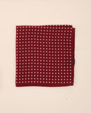 Red Pocket Squares 100% Wool