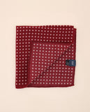 Red Pocket Squares 100% Wool