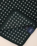 Dark Green Pocket Squares 100% Wool