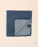 Blue Pocket Squares 100% Wool