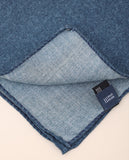 Blue Pocket Squares 100% Wool