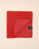 Dark Orange Pocket Squares 100% Wool