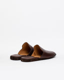 Dark Brown Slippers 100% Leather