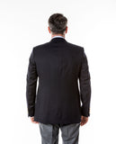 Dark Blue Blazer 100% Flece wool