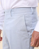 Light Blue Classic Trousers Regular