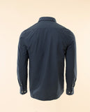 Dark Blue Casual Shirt 100% Cotton