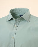 Green Casual Shirt 100% Cotton