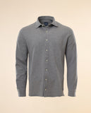 Camisa Casual 100% Algodón en Gris