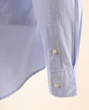 Camisa Casual 100% Algodón en Azul