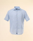 Camisa Casual 100% Linho em Branco